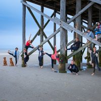 Das Kubatzki-Retreatgruppe am Strand_1zu1